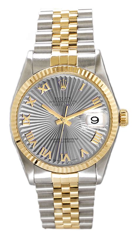 rolex silver sunbeam